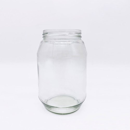 375ML Short Cylinder 70-2030 Twist Finish Glass Jar