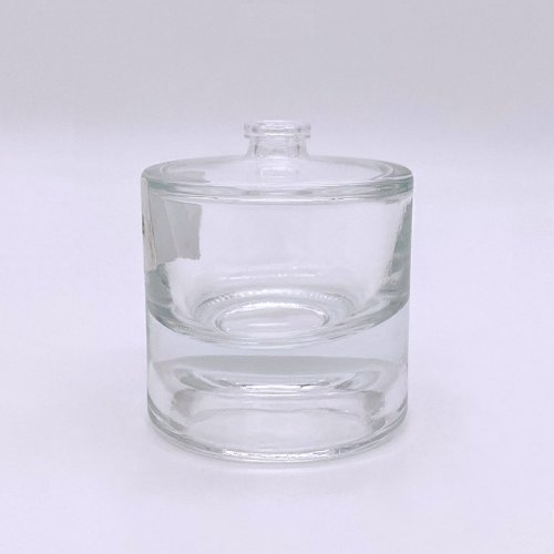 50ML Luxury Classical Clear Custom Logo Round Glass Perfume/Parfume Spray Bottle