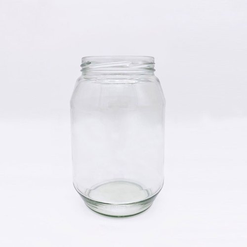 1L 80-2040 Barrel Glass Jar