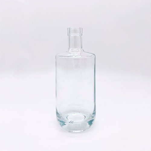 500ML Round Clear Empty Glass Wine Bottle
