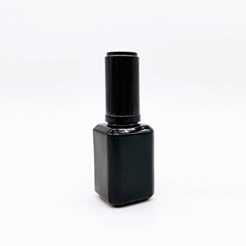 18ML square original black classical nail/gel polish bottle