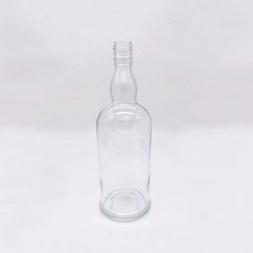 750ML High Quality Custom Cylindrical Wine Glass Bottle