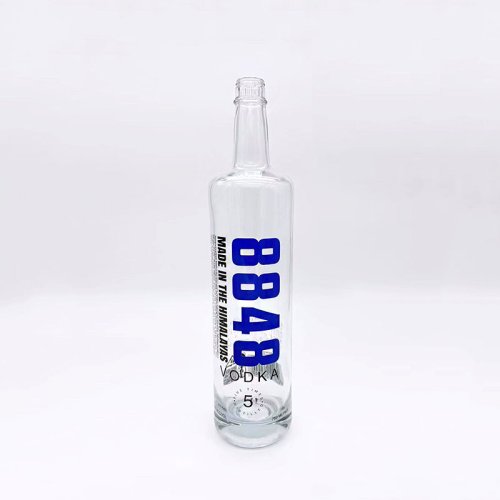 750ML Vodka Glass Bottle