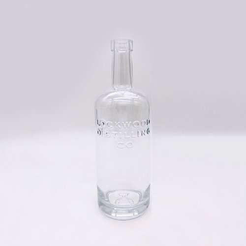 500ML Glass Spirit Gin Rum Bottles with GPI 21.5 finish