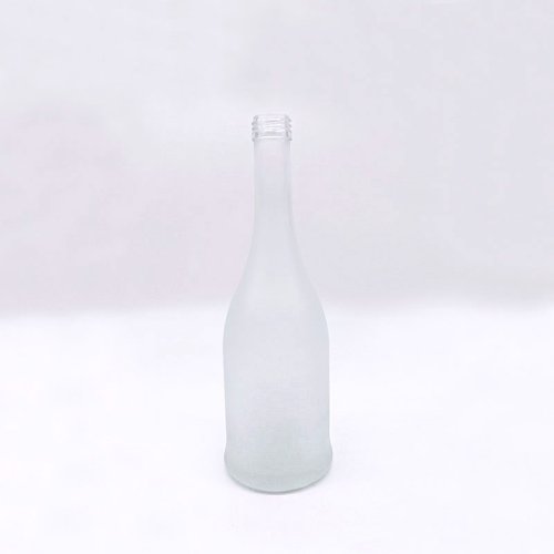 500ML Frosted Luxury Hot Selling Clear Whisky Vodka Glass Bottle