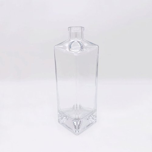 750ML Vodka Glass Bottle High Quality Square Rum Whisky Gin Glass Bottle