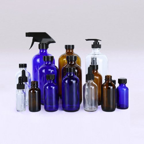 1/2-32 OZ Boston Round Glass Bottle