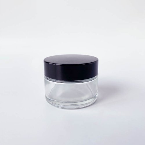5/10/20/30/50/60/100g Clear Cream Glass Jar 
