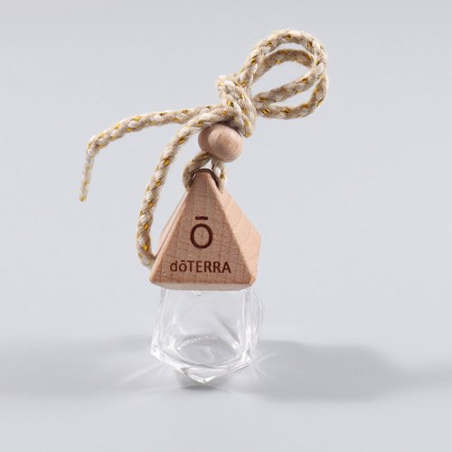 8ML Diamond car perfume bottle with wooden cap